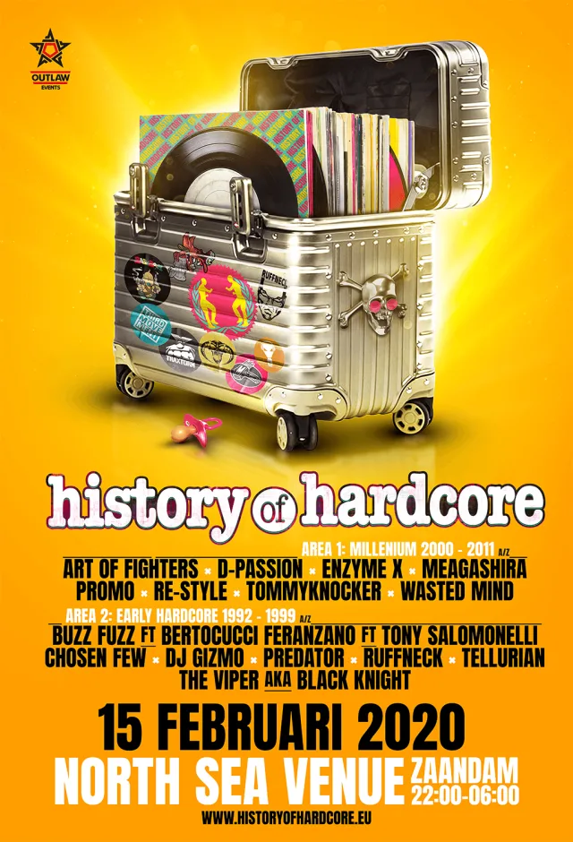 Poster: History of Hardcore 2020 - Praise the Labels