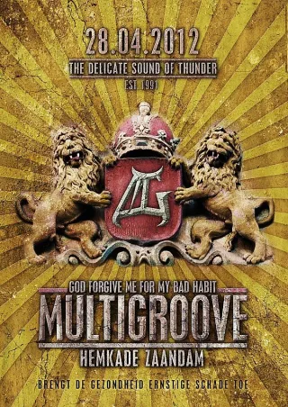 Poster: Multigroove · The Delicate Sound of Thunder