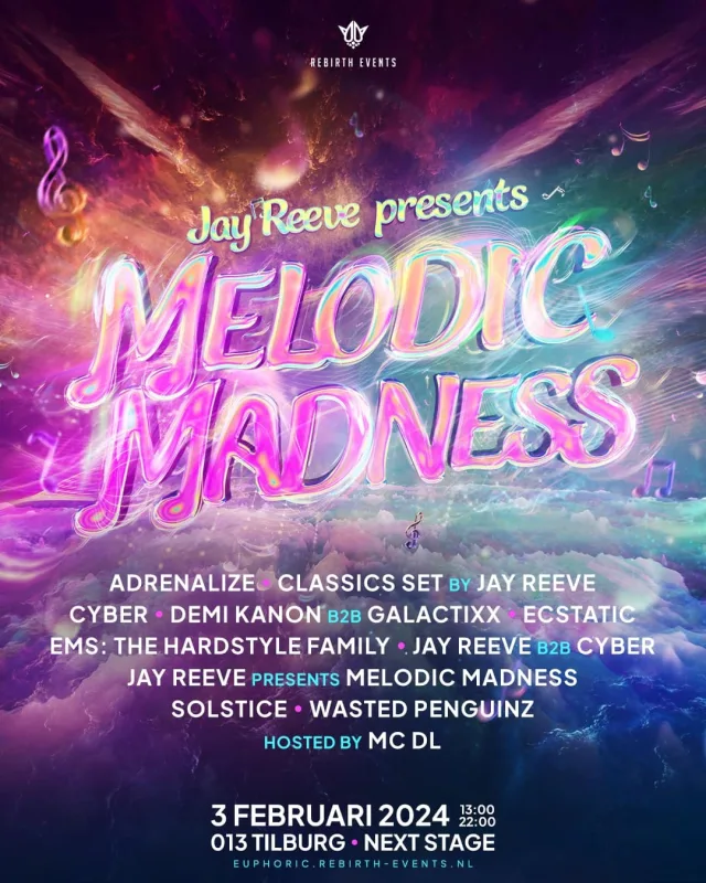 Poster: Jay Reeve presents Melodic Madness