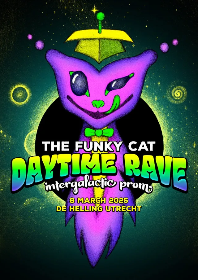 Poster: The Funky Cat #20 - Daytime Rave
