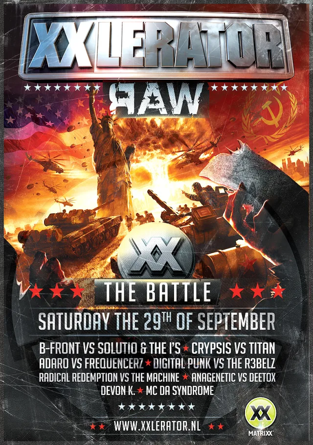 Poster: XXlerator RAW - The Battle