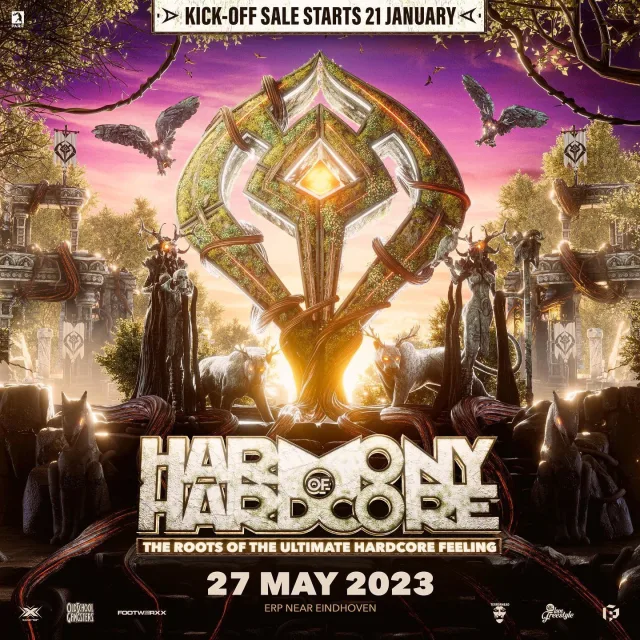 Poster: Harmony of Hardcore - THE ROOTS OF THE ULTIMATE HARDCORE FEELING
