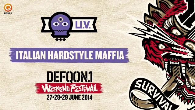 Artwork: Italian hardstyle Maffia - The colors of Defqon.1 mixes | UV
