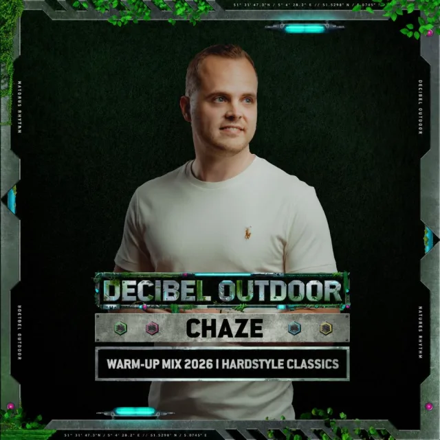 Artwork: Chaze - Decibel 2026 Warmup (voornamelijk) Hardstyle Classics