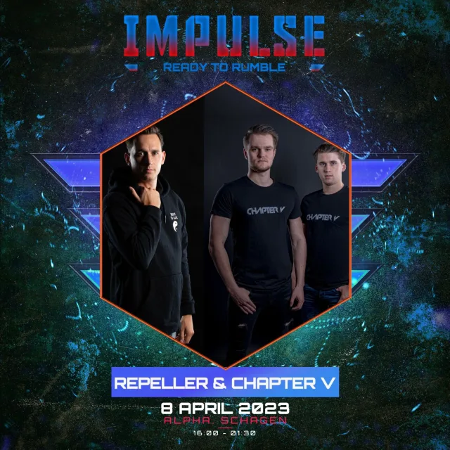 Artwork: Impulse - Ready to Rumble | Repeller & Chapter V | Warm-up mix