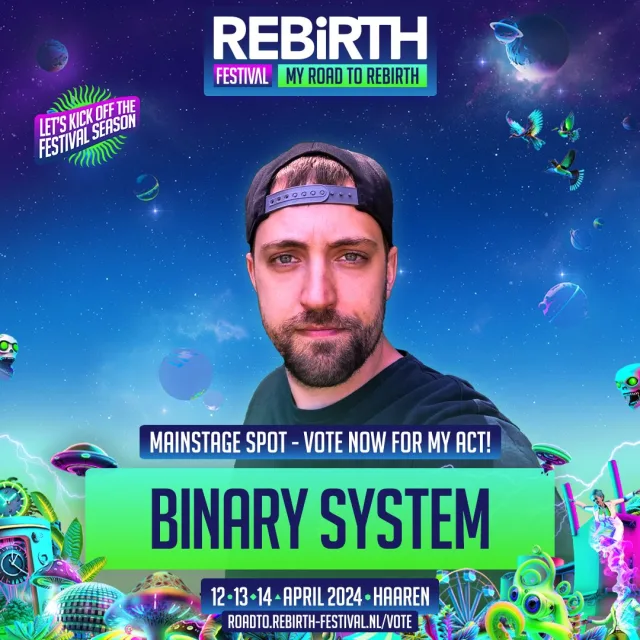 Artwork: Binary System - Road to REBiRTH - DJ Contest 2024