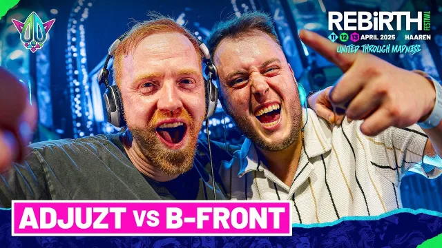 Artwork: Adjuzt vs B-Front @ REBiRTH Festival 2025
