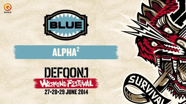 Artwork: Alpha² - The colors of Defqon.1 mixes | Blue