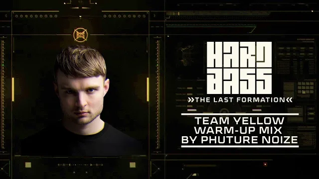 Artwork: Phuture Noize - Hard Bass 2019 | Team Yellow warm-up mix