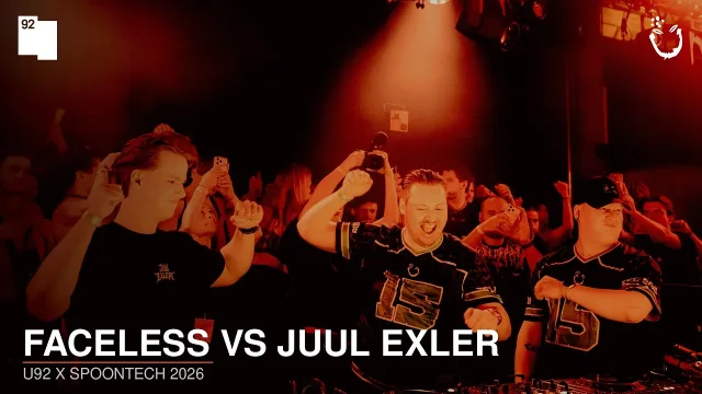 Artwork: Faceless vs Juul Exler @ U92 x Spoontech 2026