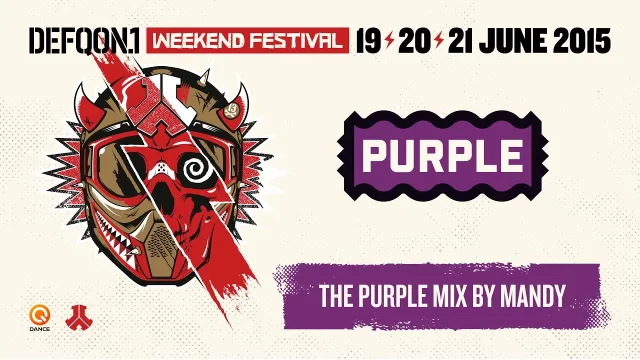 Artwork: MANDY - The Colors of DefQon.1 2015 | PURPLE mix