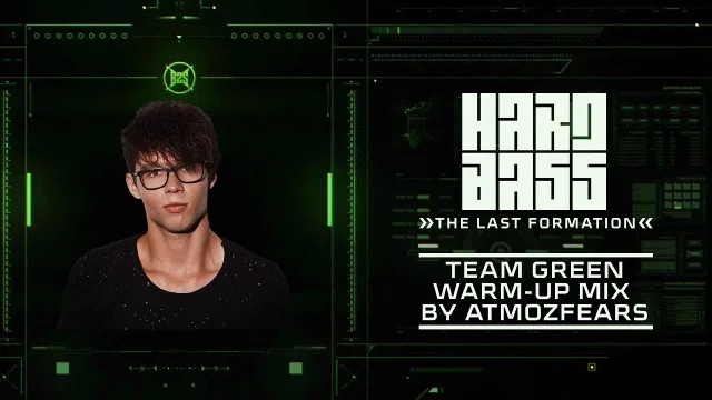 Artwork: Atmozfears - Hard Bass 2019 l Team Green Warm-Up Mix