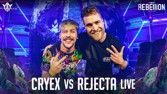 Artwork: Cryex vs Rejecta @ REBELLiON 2023