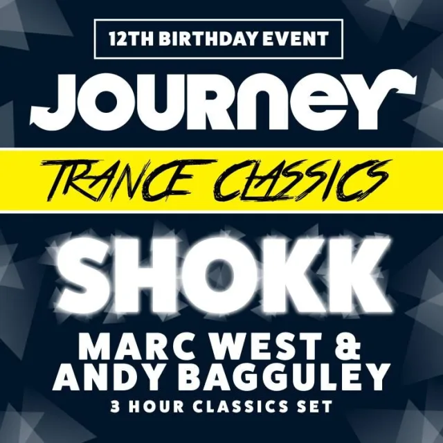 Artwork: S.H.O.K.K Hard Trance Classics Live From Journey 12th Birthday @ Clwb Ifor Bach 20th May 2016