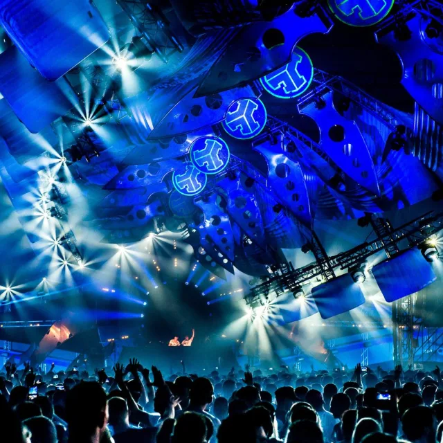 Artwork: T to the ON @ BLUE x INDIGO (Defqon.1 2018)