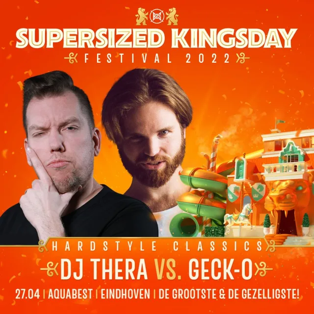 Artwork: DJ Thera vs Geck-o @ Supersized Kingsday 2022