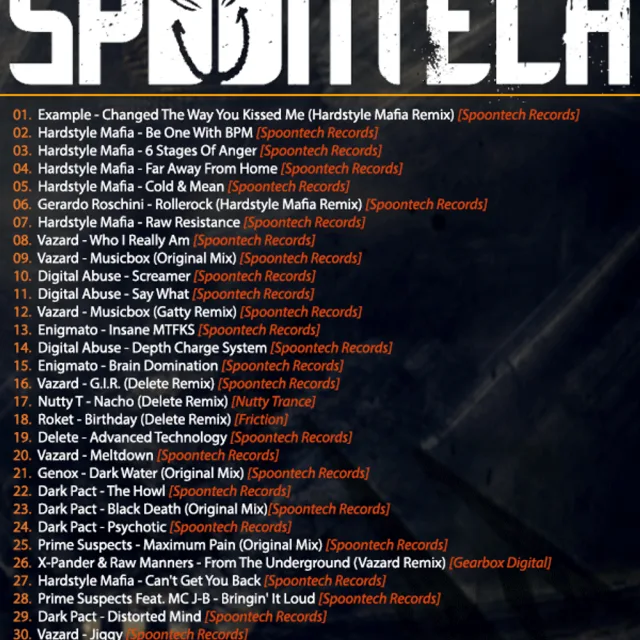 Artwork: heny - Spoontech Records Yearmix 2012 (Part 1)