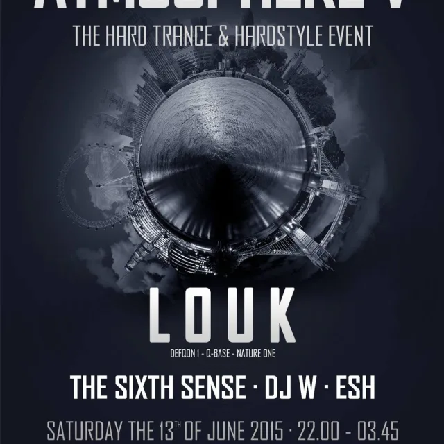 Artwork: Louk Pour-Hashemi - Sixth Sense-vs-dj-W-vs-Louk-Atmosphere V Venlo