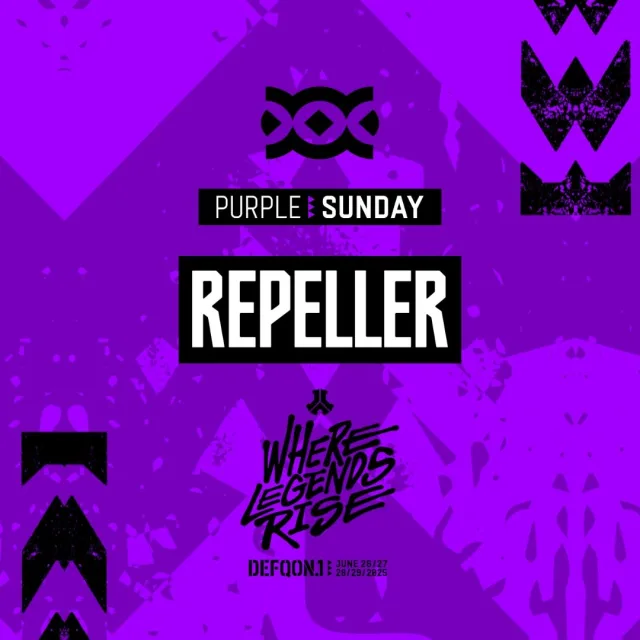 Artwork: Repeller @ PURPLE | Sunday | Defqon.1 2025