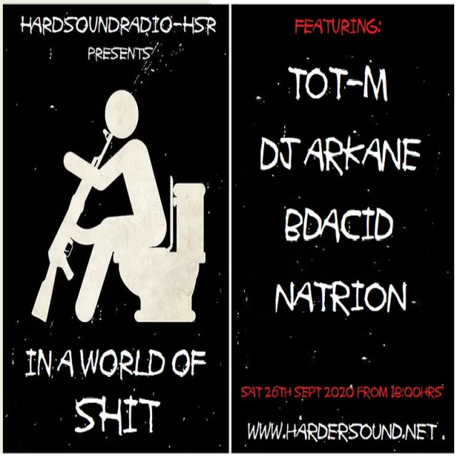 Artwork: Natrion - HardSound Radio - In A World Of Shit