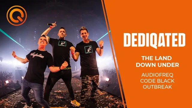 Artwork: DEDIQATED - The Land Down Under - Audiofreq, Code Black & Outbreak