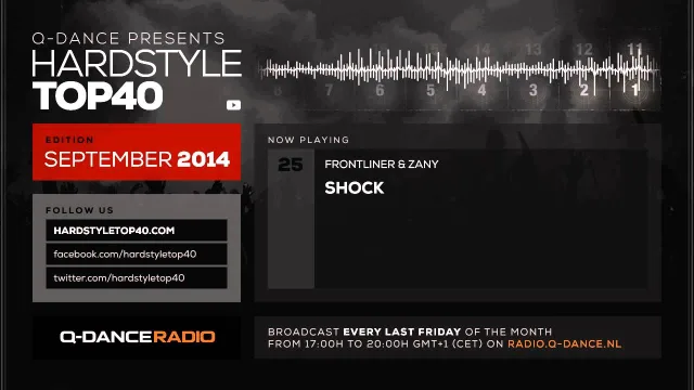 Artwork: Q-Dance - Q-Dance Presents: Hardstyle Top 40 September #2014