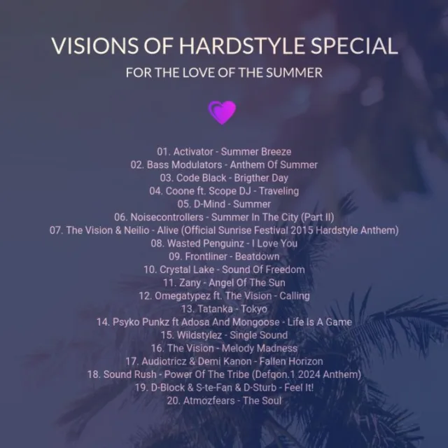 Artwork: The Vision - For The Love Of The Summer
