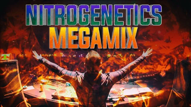 Artwork: The Electronic Distorted HARDCORE Masters - Nitrogenetics Megamix