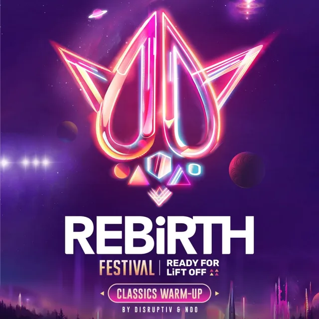 Artwork: Disruptiv & NDO - REBiRTH Festival 2023 - Hardstyle Classics Warm-up