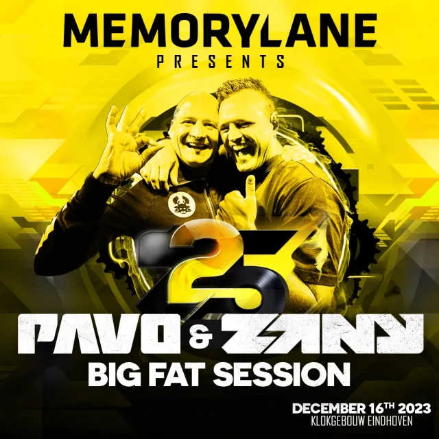 Artwork: PAVO & ZANY - BIG FAT SESSION #TWNTYFV