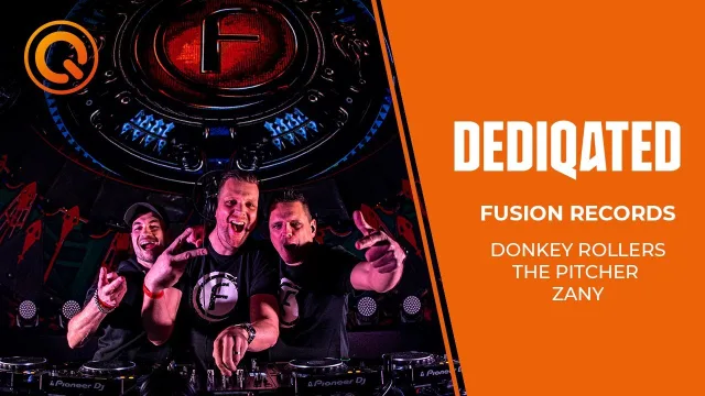 Artwork: DEDIQATED - Fusion Records - Donkey Rollers, The Pitcher & Zany