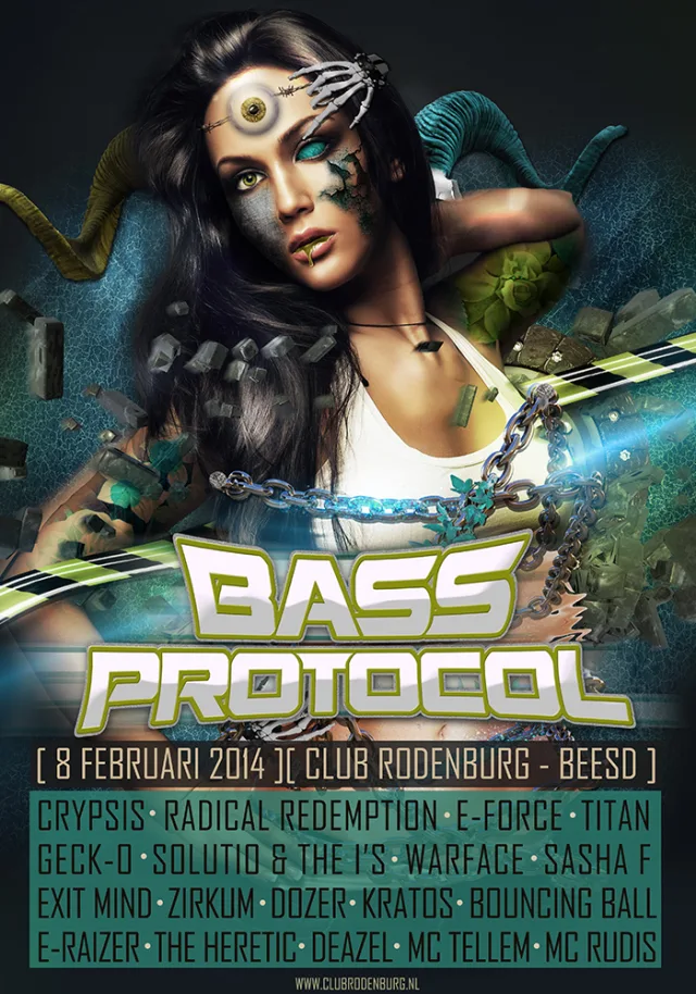 Artwork: Exit Mind - Bass Protocol (Warmup Mix)