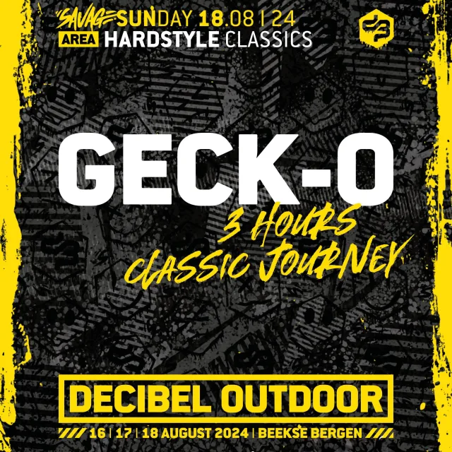 Artwork: Geck-O: 3 Hours Classics Journey @ Decibel 2024