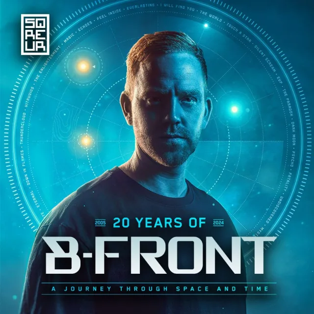 Artwork: RAW CLASSICS - 20 YEARS OF B-FRONT - A Journey Through Space And Time Hypemix - SQREUR WARMUP MIX