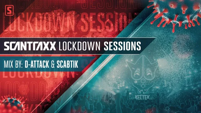 Artwork: Scantraxx Lockdown Sessions with D-Attack & Scabtik