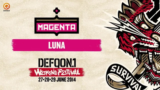 Artwork: Luna - The colors of Defqon.1 mixes | Magenta