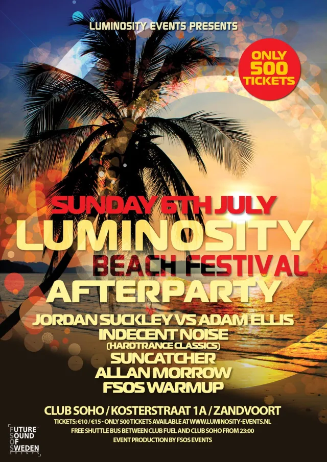 Artwork: Indecent Noise @ Luminosity Beach Afterparty