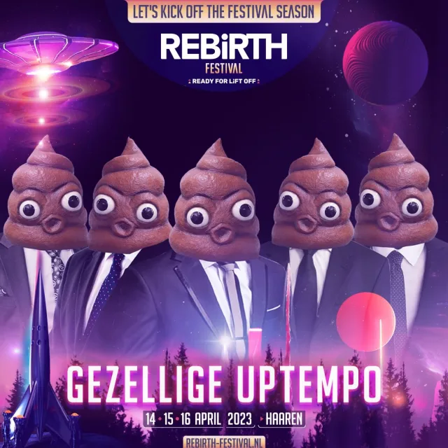 Artwork: GEZELLIGE UPTEMPO @ Road to REBiRTH 2023