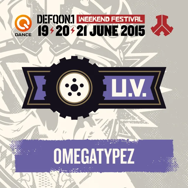 Artwork: Omegatypez @ DefQon.1 2015 (UV)