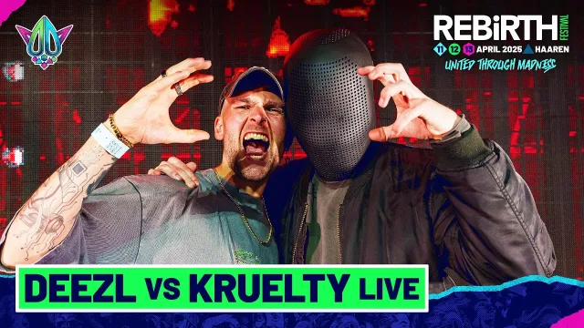 Artwork: Deezl vs Kruelty @ REBiRTH Festival 2025
