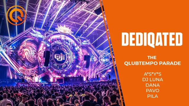 Artwork: DEDIQATED - The Qlubtempo Parade - A*S*Y*S, DJ Luna, Dana, Pavo, Pila