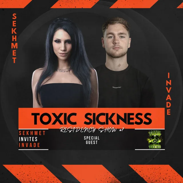 Artwork: SEKHMET INVITES INVADE / TOXIC SICKNESS RESIDENCY SHOW / OCTOBER / 2024 #7