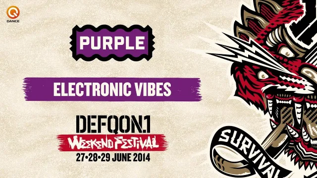 Artwork: Electronic Vibes - The colors of Defqon.1 mixes | Purple