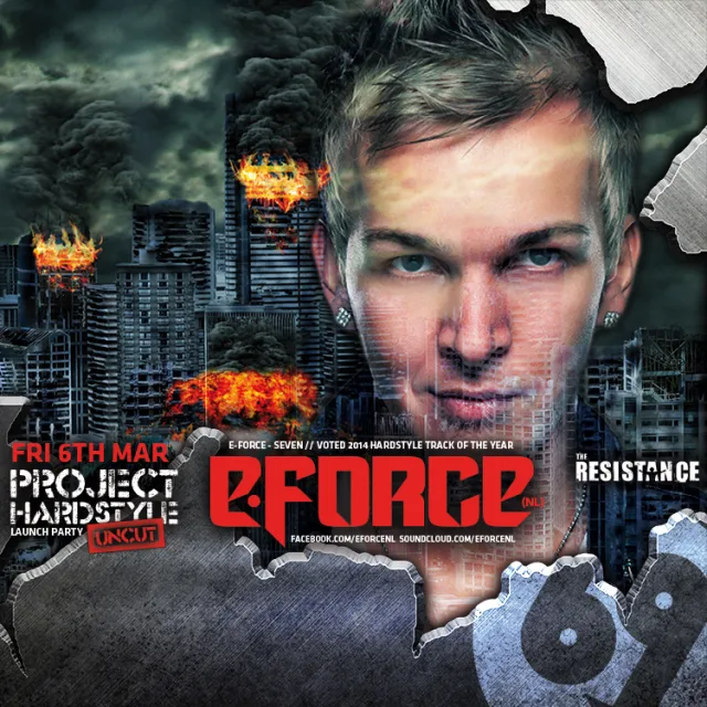 Artwork: E-Force vs. The Resistance - Project Hardstyle Uncut Promo Mix