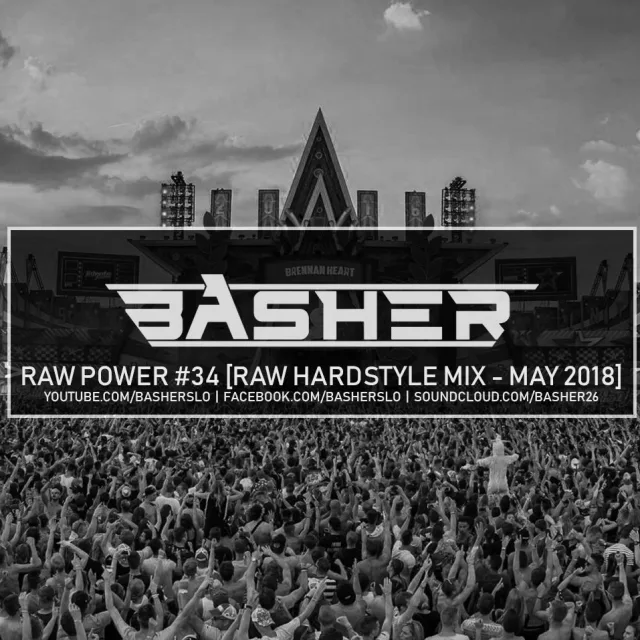 Artwork: Basher - RAW Power #35 (Raw Hardstyle Mix 2009-2014)