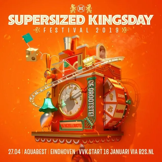 Artwork: CRO - Supersized Kingsday 2019 warm-up