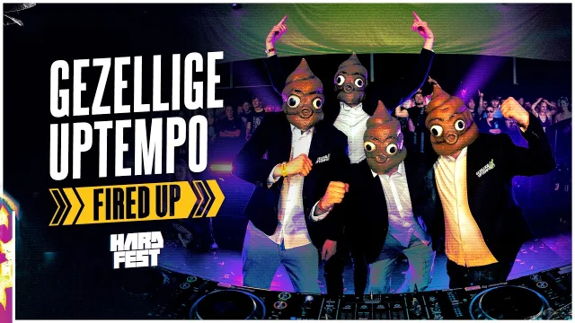 Artwork: Gezellige Uptempo Fired Up @ Full set | HARDFEST 2026