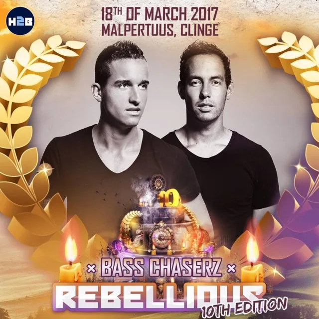 Artwork: Bass Chaserz - Rebellious #10 Warming-Up Mix