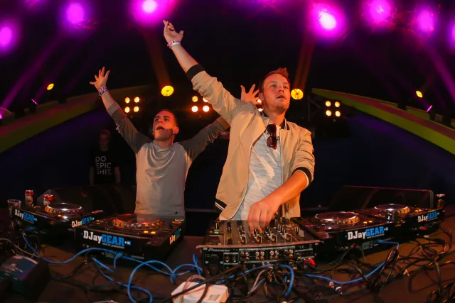 Artwork: Josh & Wesz @ Rebirth Festival 2015