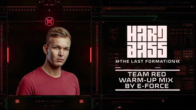 Artwork: E-Force - Hard Bass 2019 | Team Red warm-up mix